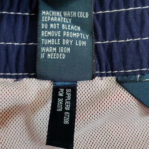 POLO Ralph Lauren Swim Trunk Mens XL Red Nylon Cargo Linen 9in Inseam Shorts - Picture 5 of 9